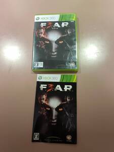 Xbox360★フィアー３★used☆Fear 3☆import Japan