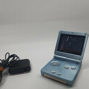GBA SP ② 充電器付き　ゲームできました　ブルー ゲームボーイアドバンスSP 任天堂 ゲームボーイアドバンス Nintendo　本体　sp