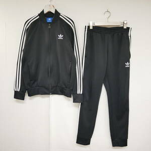 【1円】良好 国内正規 2016 adidas アディダス SST TT TRACK TOP CUFFED TP TRACK PANT トラックジャケット トラックパンツ セットアップ