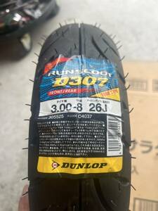 ダンロップ　D307 3.00-8 RUNSCOOT DUNLOP モンキー　ダックス　ゴリラ　シャリー DAX 4mini