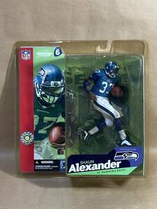 未開封 マクファーレントイズ ショーン・アレキサンダー NFL アメフト選手 フィギュア SEATTLE SEAHAWKS SHAUN Alexander 