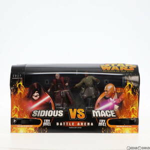 【中古】[FIG]ダース・シディアス VS メイス・ウインドゥ バトルアリーナ STAR WARS(スター・ウォーズ) エピソード3/シスの復讐 完成品 ア