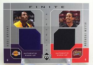 2002-03 Upper Deck Kobe Bryant Allen Iverson Patch NBA カード