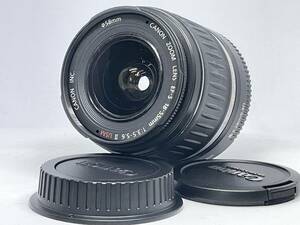 Y0019ta【美品】CANON キヤノンズームレンズ EF-S　18-55mm F3.5-5.6ⅡUSM 実写画像あり