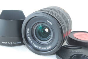 ★良品★LEICA ライカ VARIO-ELMAR-TL バリオ・エルマー 18-56mm F3.5-5.6 ASPH フード付き♪