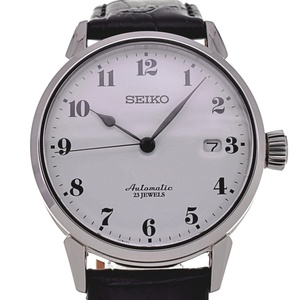 セイコー SEIKO SARX027/6R15-02Z0 プレサージュ 裏スケ　琺瑯ダイヤル 自動巻き メンズ 良品 保証書付き D#133151