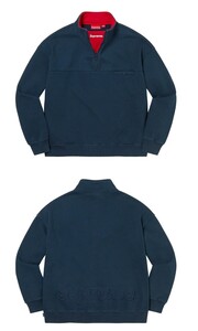 Supreme Washed Half Zip Pullover