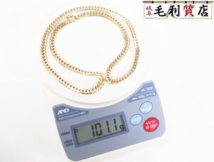 K18 キヘイ 喜平 ネックレス 6面ダブル 101.1ｇ ロング 6メンダブル イエローゴールド 18金750 YG 【中古】 ジュエリー