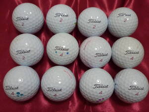 2023年モデル 12個セット プロ PRO V1x Titleist タイトリスト ローナンバー ホワイト ロストボール ゴルフボール 12球 1ダース