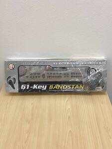 【未開封品】電子ミニキーボード BANDSTAND MQ-6101 61‐KEY マイク/電源コード付き 電池OK