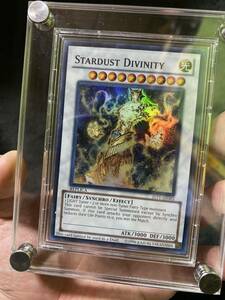 遊戯王 wcs 世界大会 プロモ 星屑の巨神 STARDUSTDIVINITY 希少 英語 スーパーレア