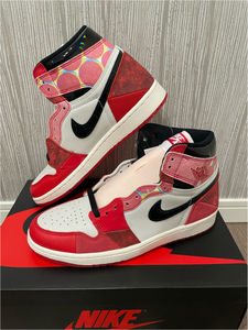 US8.5 26.5cm SNKRS Air Jordan 1 RETRO HIGH OG SP SPIDER-MAN DV1748-601 エアジョーダン ナイキ スパイダーマン off white