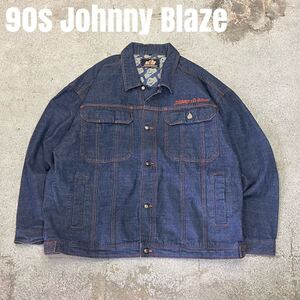 90s Johnny Blaze ジョニーブレイズ　デニムジャケット