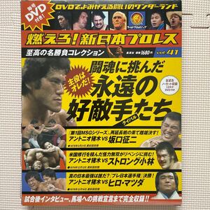 送料込み　燃えろ 新日本プロレス Vol .41 闘魂に挑んだ永遠の好敵手たち ストロング小林　坂口征二　ヒロ・マツダ　DVD 