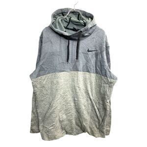 NIKE パーカー XLサイズ ナイキ ドライフィット グレー 古着卸 アメリカ仕入 t2411-3294