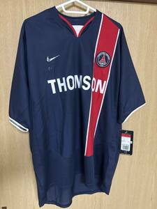 2002年　パリサンジェルマン　PSG タグ付　ユニフォーム　ロナウジーニョ　レオナルド　ネイマール　エムバペ　メッシ　(A37)