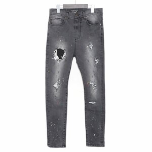GLAMB Zack skinny denim pants サイズ1 ブラック GB0118/P12 グラム ザックスキニーデニムパンツ
