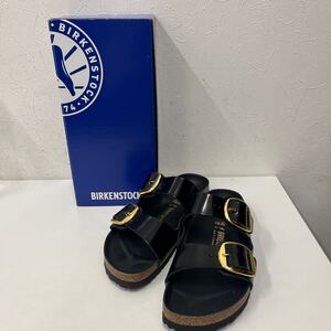 (21)BIRKENSTOCK Arizona Big Buckle アリゾナ ビッグバックル ビルケンシュトック 1021476 26cm ドイツ製 コンフォートサンダル ブラック