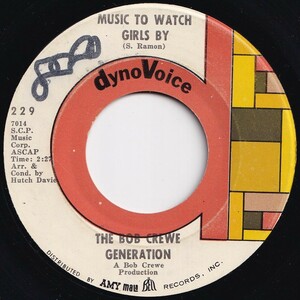 Bob Crewe Generation Music To Watch Girls By / Girls On The Rocks Dynovoice US 229 206668 ロック ポップ レコード 7インチ 45