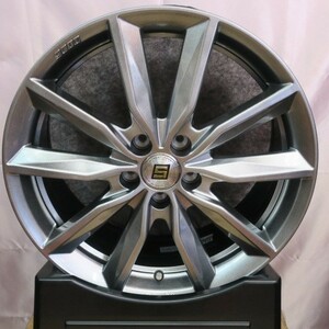 【地域限定送料無料】4本セット 新品 SEIN SV ザインSV １７×7.0J+48 5/100 シルバー カローラスポーツ 86 プリウス 即納可　在庫あり