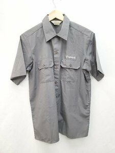 ◇ Carhartt カーハート 半袖 ワーク シャツ サイズM チャコールグレー系 メンズ P