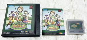 希少！ 美品☆ 取説 箱 付き SNK NEOGEO ネオジオポケット ソフト ビッグ トーナメント ゴルフ BIG TOURNAMENT GOLF お宝 コレクター D23