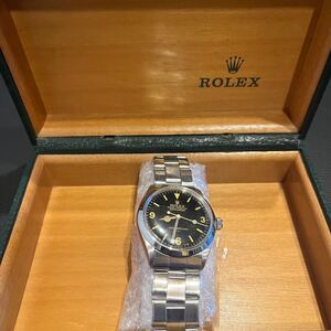 ROLEX ロレックス 5500 Air-King エアキング ダイアル エクスプローラ リダン メンズ 自動巻き 稼働品 腕時計