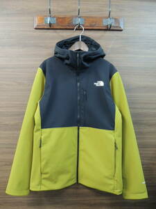 ★ 美品 ノースフェイス THE NORTH FACE 23FW Men’s Apex Bionic 3 Hoodie WINDWALL 裏起毛 ソフトシェル パーカー ジャケット US Mサイズ