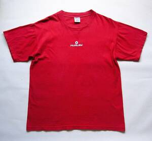 ◆ヴィンテージ古着◆旧ロゴ HURLEY ハーレー 半袖Tシャツ【 M size 】【レッド】