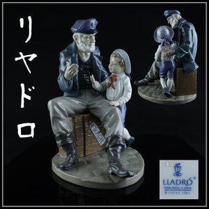 【志】K1024 LLADRO リヤドロ おじいちゃんの物語 置物 西洋陶磁 磁器人形 高さ28cm【＝