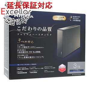 I-O DATA アイ・オー・データ製外付HD HDJA-UT3RWHQ 3TB [管理:1000027880]