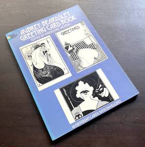 【洋書】オーブリー・ビアズリー『 AUBREY BEARDSLEY GREETING CARD BOOK 』Dover 1975 ●耽美主義 装飾芸術 アール・ヌーヴォー サロメ 