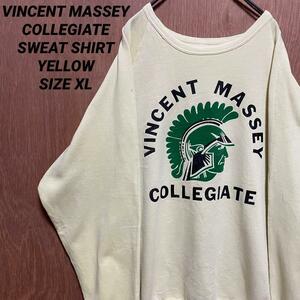 VINCENT MASSEY COLLEGIATE スウェット イエローXL相当