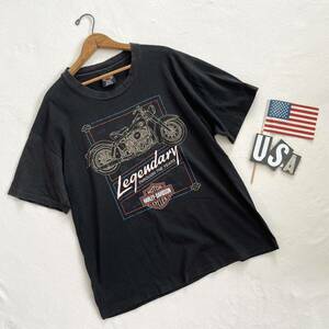 【状態良好】９０ｓハーレーダビッドソンビンテージヘインズＴシャツＵＳＡ製アメリカ米国9０年代ヴィンテージＶＩＮＴＡＧＥ