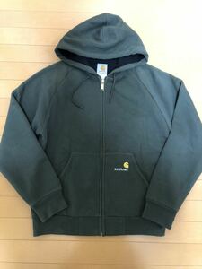 SOPH SOPHnet x CARHARTT SOPH東京6周年記念 コラボジップパーカー Mサイズ オリーブ 中古