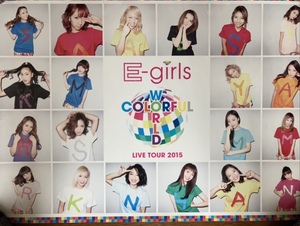 LIVE2015(希少)E-girls(イー ガールズ)FLOWER フラワー/ポスター まとめ 飾り 雑貨 LDH EXILE エグザイル 限定 特典 非売品 HiGH&LOW