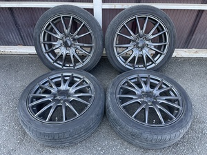 weds ウェッズ VELVA SPORT ヴェルヴァ スポルト 215/45R17 5H PCD100 ファルケン プリウス CT 等 中古品