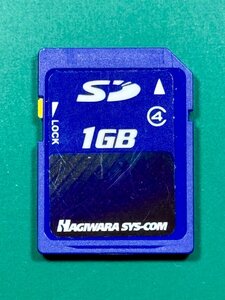 HAGIWARA SYS-COM SDカード 1GB 1枚 フォーマット済み 動作確認済みジャンク品