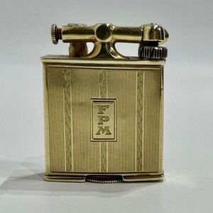 超希少 1927年 アンティーク【 Clark Lighter 】14K 14金 無垢 リフトアップ オイルライター 総重量52.2ｇ 着火確認済 FPM刻 アールデコ