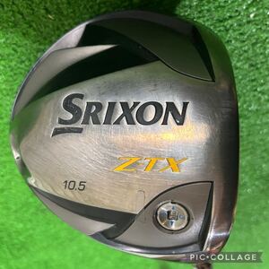 ドライバー☆1W☆DUNLOP☆ダンロップ☆SRIXON☆スリクソン☆Z-TX☆10.5°☆MiyazakiKUSARA氷72☆ミヤザキクサラこおり72☆X☆約45.5インチ