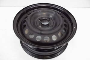 フィット　GK3 　スチール／鉄ホイール　15インチ　6J　+50　PCD100　4H　ハブ径約56ｍｍ　1本