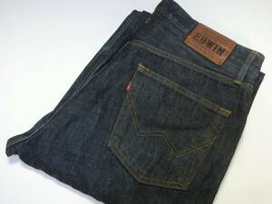 色濃いめ 日本製 EDWIN X-JEANS エドウィン 40505 デニム ジーンズ W34/F221