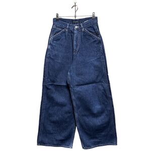 ●洗濯プレス済み● pageboy ページボーイ ドカンシルエット スーパーワイド デニムパンツ sizeS【1580】