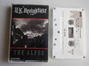 ◆カセット◆アルフィー　THE ALFEE / U.K.Breakfast 歌詞カード付　中古カセットテープ多数出品中！