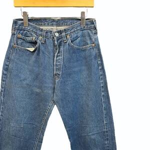 80s ビンテージ Levis 501 ストレート デニムパンツ 赤耳 USA製 W32 80年代 アメリカ製 ヴィンテージ リーバイス501 セルヴィッチ