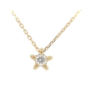 スタージュエリー ダイヤモンド ネックレス 0.10CT K18YG(18金 イエローゴールド) 質屋出品