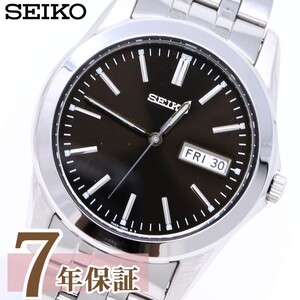 セイコー セレクション SPRIT メンズ 腕時計 ブラック シルバー 日本製 SCXC013 SEIKO SELECTION