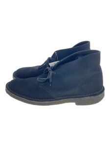 Clarks◆ブーツ/26cm/BLK/スウェード/21621