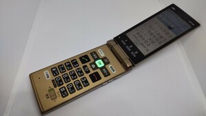 A262 au SIMフリー かんたんケータイ KYF38 KYOCERA 4Gガラホ 簡易動作確認＆簡易清掃＆初期化OK 判定○ 送料無料 SIMロック解除手続済