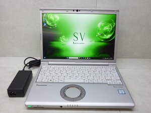 ☆1円☆第8世代☆CF-SV7TDHVS☆Core i5 1.70GHz/8GB/SSD256GB/累積5380/高解像度/無線/Bluetooth/カメラ/Office/Win11 DtoD領域☆